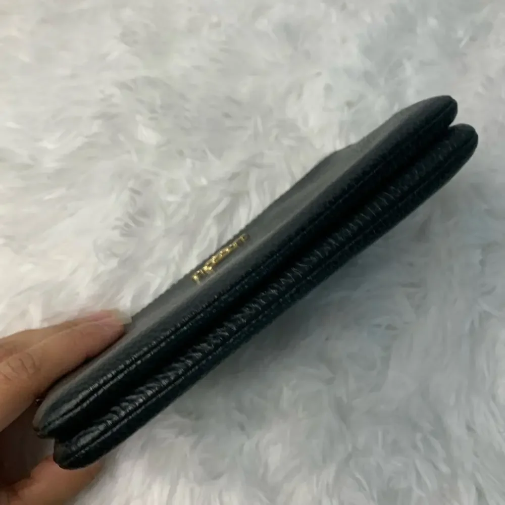 Coach Black Double Zip Pouch